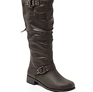 Xoxo brown slouchy boot